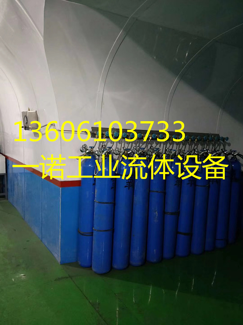 礦井井下避難硐室專用氧氣空氣二氧化碳匯流排壓風(fēng)供氧系統(tǒng)